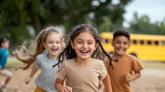 sell2rent_Kids_running_at_school_entrance